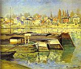 The Seine at Asnieres by Claude Monet